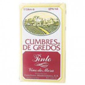 Vino tinto CUMBRES DE GREDOS brick 1 L